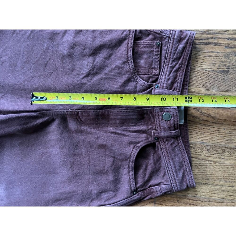 Sezane Brown Cotton Wide Leg Denim Jeans Pants Women's Size 34 - Picture 9 of 12